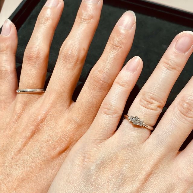 【TRECENTI(トレセンテ)の口コミ】 トレセンテの定番であり人気デザインのフローラから、サイドメレのついた…