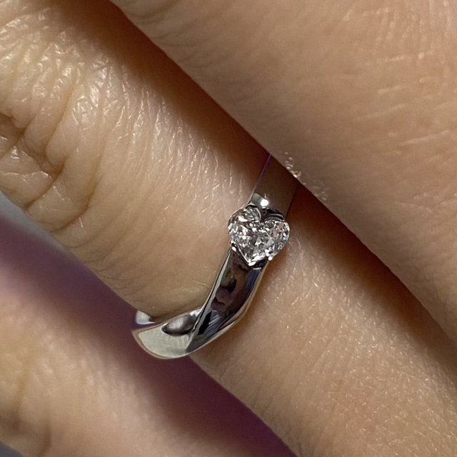 【TRECENTI(トレセンテ)の口コミ】 他店舗にはない、ハートダイヤモンドのデザインが気に入り購入を決めまし…