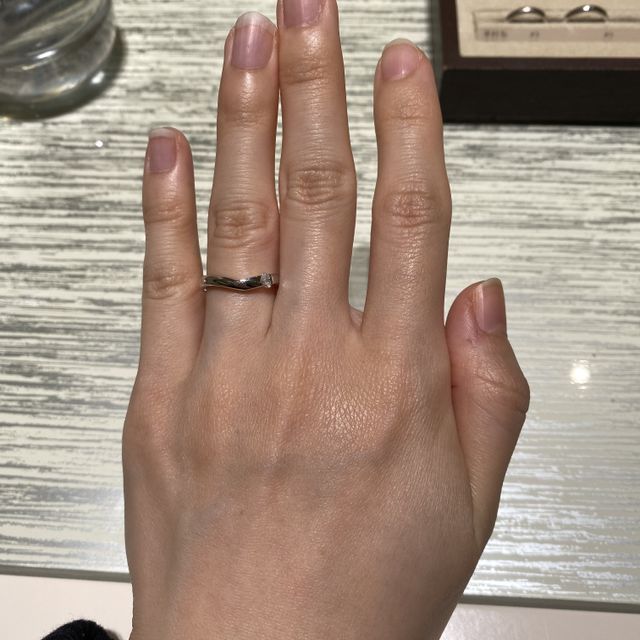 【TRECENTI(トレセンテ)の口コミ】 他店舗にはない、ハートダイヤモンドのデザインが気に入り購入を決めまし…