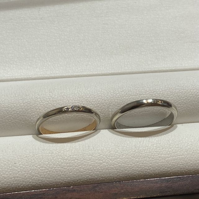 【杢目金屋(もくめがねや)の口コミ】 木目のような個性的なデザインがかわいいです。既製品かと思っていたけど…