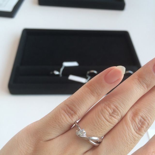 【BRILLIANCE+(ブリリアンスプラス)の口コミ】 希望のデザインを実際に見ることができます。シンプルなものからゴージャ…