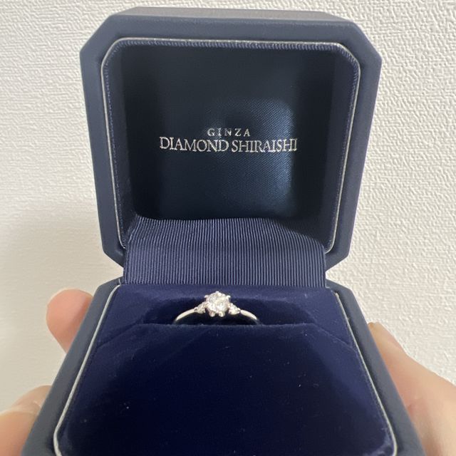 【銀座ダイヤモンドシライシの口コミ】 ダイヤが大きかったのと、アフターサービス。またキャンペーンをしていた…
