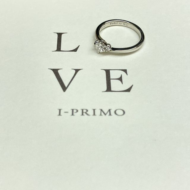 【アイプリモ(I-PRIMO)の口コミ】 指輪を決める時にダイアモンドは男性に選んでもらったのですが、価格や色…