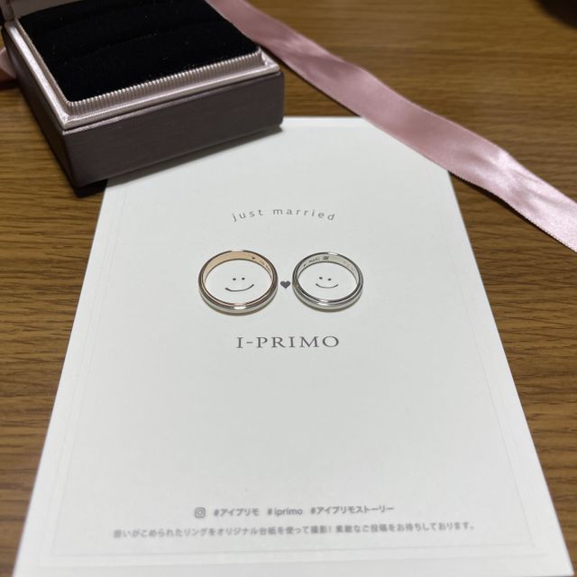 【アイプリモ(I-PRIMO)の口コミ】 指輪のデザインについてはある程度決めていた為、理想に近いデザインが展…