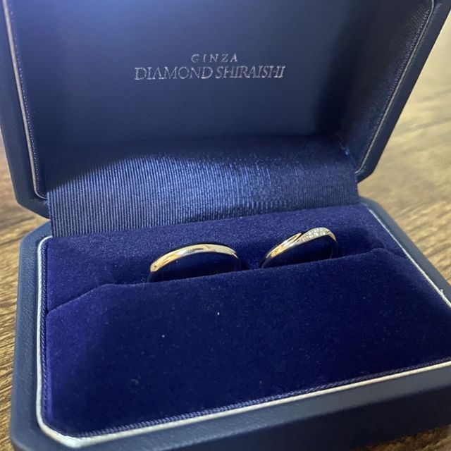 【銀座ダイヤモンドシライシの口コミ】 たくさんの会社みた中で値段とデザインが気に入りました。定員の方も真摯…