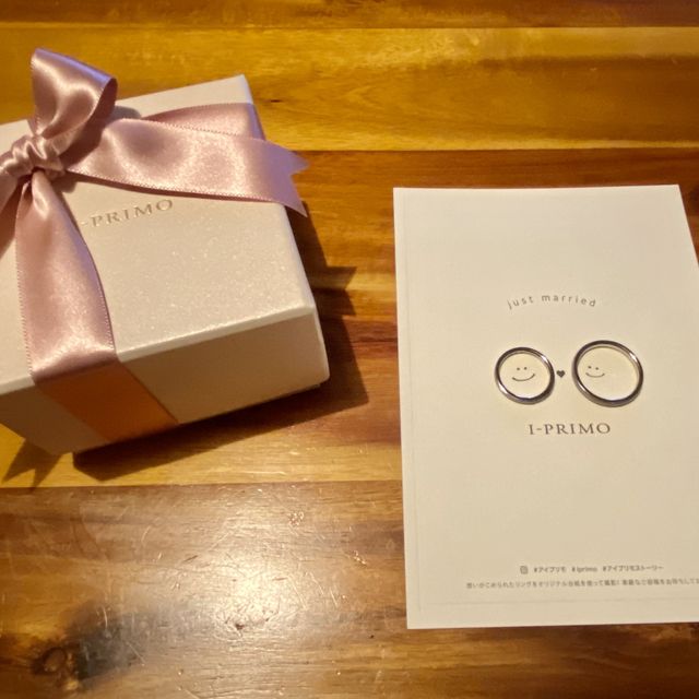 【アイプリモ(I-PRIMO)の口コミ】 実物を見て、マットな質感のデザインが好みだと分かり、結婚指輪を決めま…