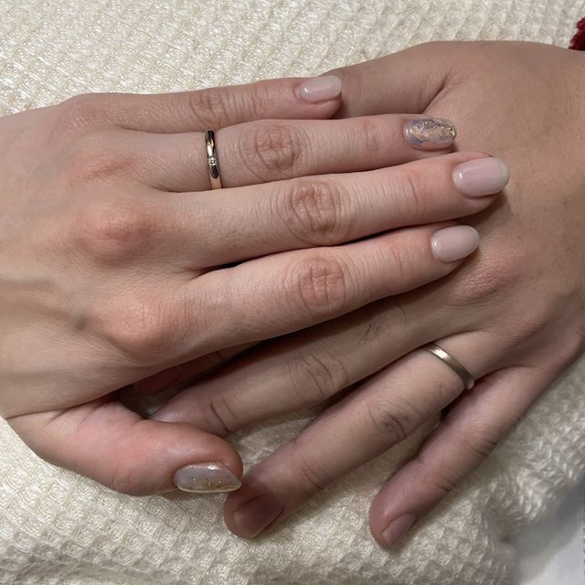 【SIENAROSE(シエナロゼ)の口コミ】 デザインがたくさんあり、指輪の太さや加工で何通りも選択肢があり、自分…