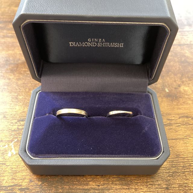 【銀座ダイヤモンドシライシの口コミ】 ウェーブのデザインが欲しかったのですが、婚約指輪がストレートタイプだ…