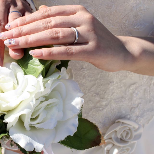 【ティファニー(Tiffany & Co.)の口コミ】 結婚指輪は絶対にプラチナ！！と初めから決めてました。
「冠婚葬祭にも付…