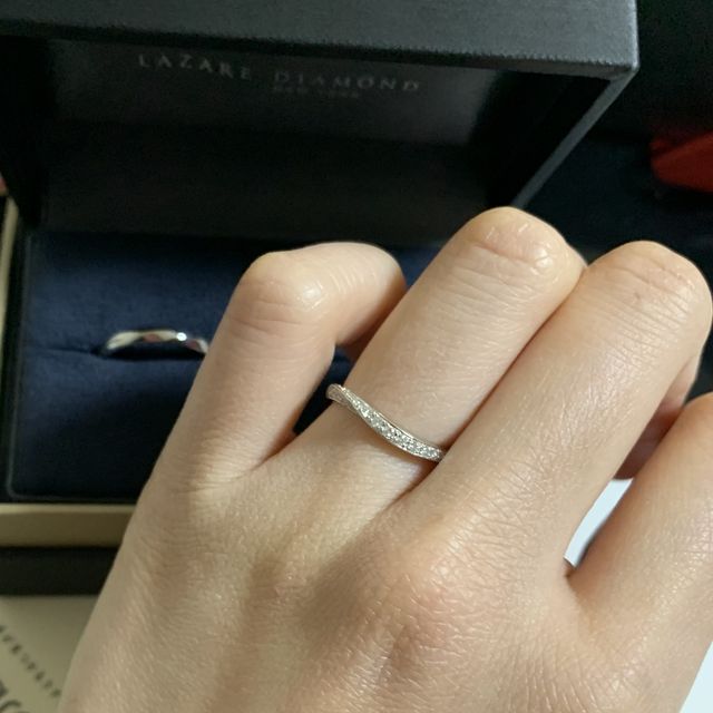 【ラザール ダイヤモンド(LAZARE DIAMOND)の口コミ】 結婚指輪は一生モノなので妥協したくなかったので何件も見て慎重に決めま…