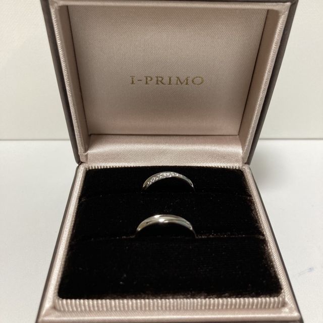 【アイプリモ(I-PRIMO)の口コミ】 シンプルなデザインを希望していたので、試着した中で一番シンプルだと感…