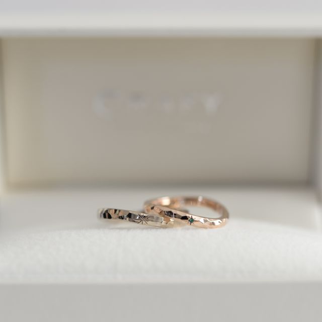 【CRAFY(クラフィ)の口コミ】 結婚指輪を探す際にホームページなどを見てクチコミ等も良く、公式Instagr…