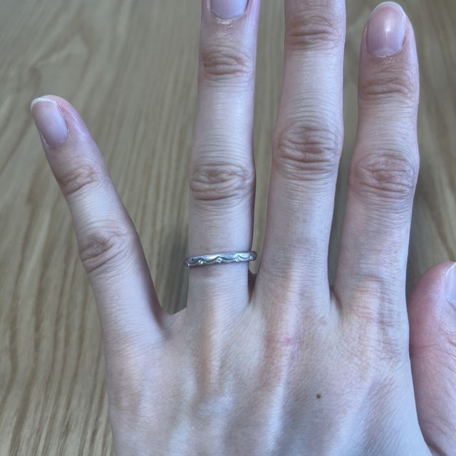 【エクセルコダイヤモンド(EXELCO DIAMOND)の口コミ】 店舗に行く前にカタログを見ていて、もうほぼこちらに決めてました。
試着…