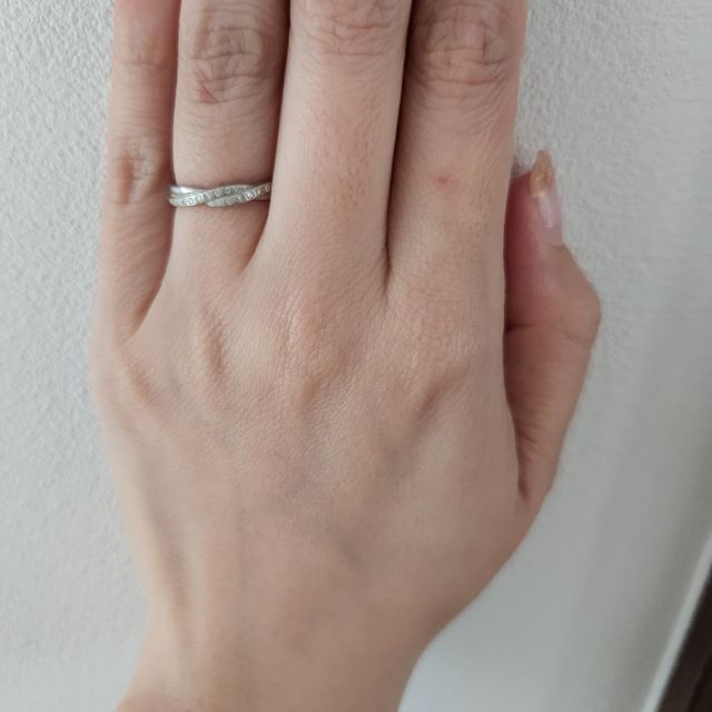【ヴァンドーム青山(VENDOME AOYAMA)の口コミ】 結婚指輪は長年使用するもの。なのでシンプルでよくありがちな、代わり映…