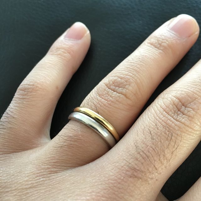 【結婚指輪手作り.comの口コミ】 結婚指輪は元々ティファニーのシルバーリングを持っていて、嫁と付き合っ…