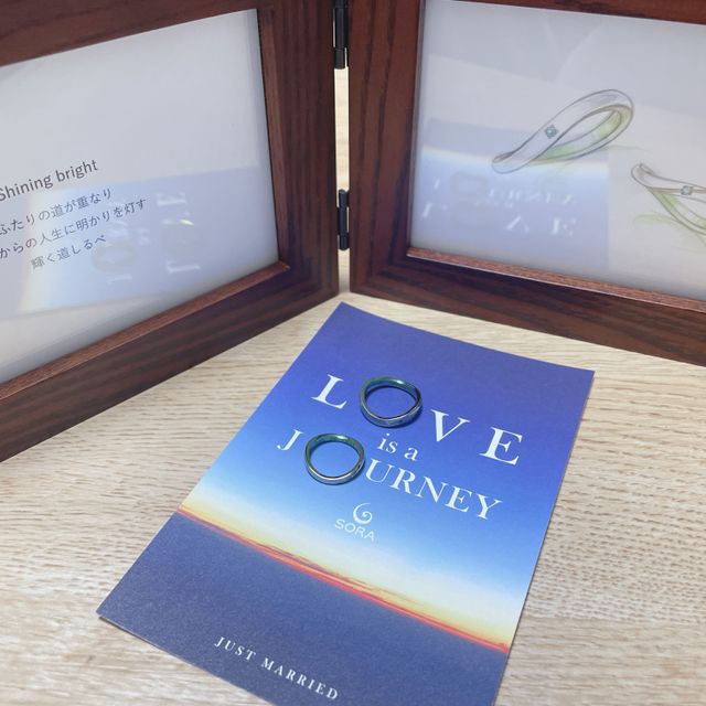 【SORA(ソラ)の口コミ】 2人だけのオリジナルデザインが作りたいとかねてから思い、たまたまTwitte…