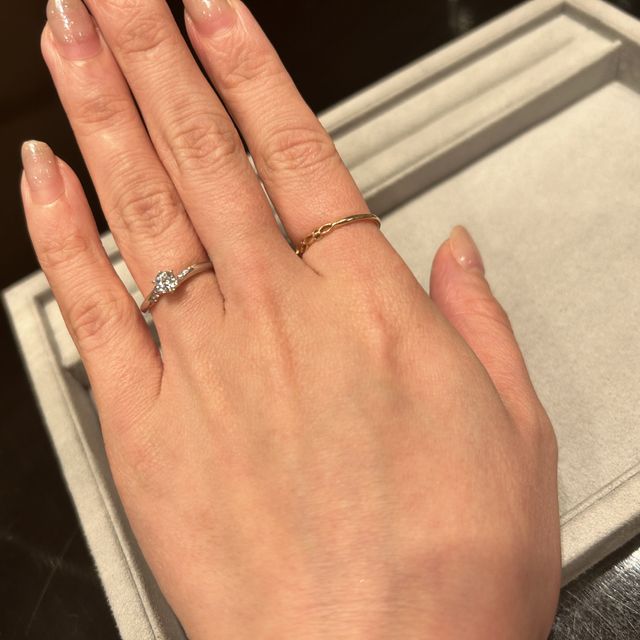 【ケイウノ ブライダル(K.UNO BRIDAL)の口コミ】 私たちのこだわりポイントとしては、「上から見た印象ではなく、横から見…