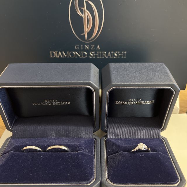【銀座ダイヤモンドシライシの口コミ】 デザインの種類が多く、好みのデザインを妥協することなく選べたこと。価…