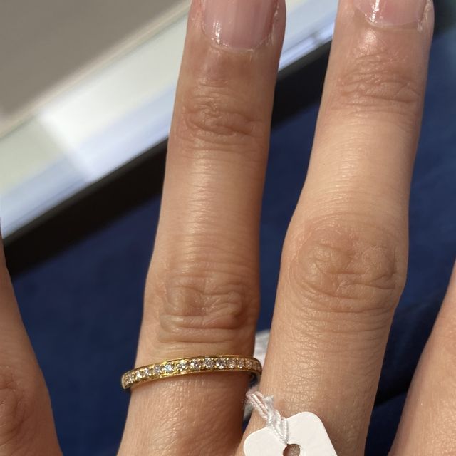 【4℃ BRIDAL(ヨンドシーブライダル)の口コミ】 ゴールドアクセサリーが好きなので、普段から着けやすいデザインが魅力的…