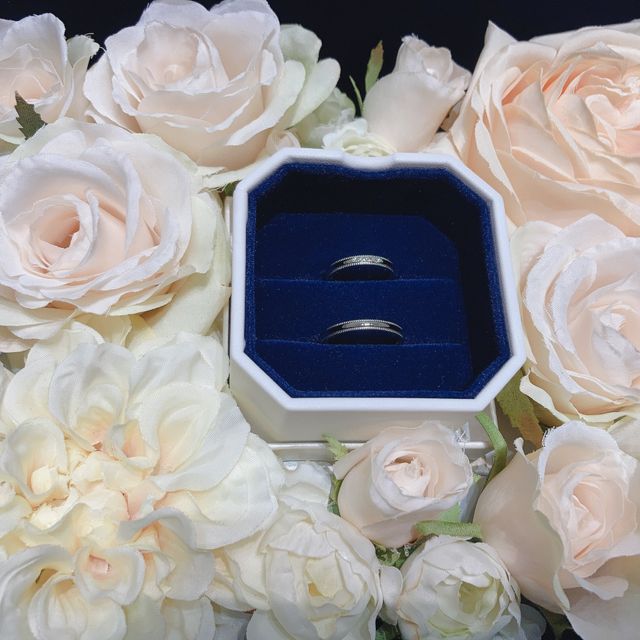 【4℃ BRIDAL(ヨンドシーブライダル)の口コミ】 第一印象で決めました！デザインが気に入ったからです
実際につけてみた時…