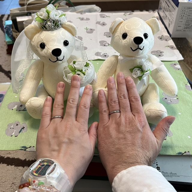 【4℃ BRIDAL(ヨンドシーブライダル)の口コミ】 デザインについては、シンプルなものを探していたところ、ご提案いただい…