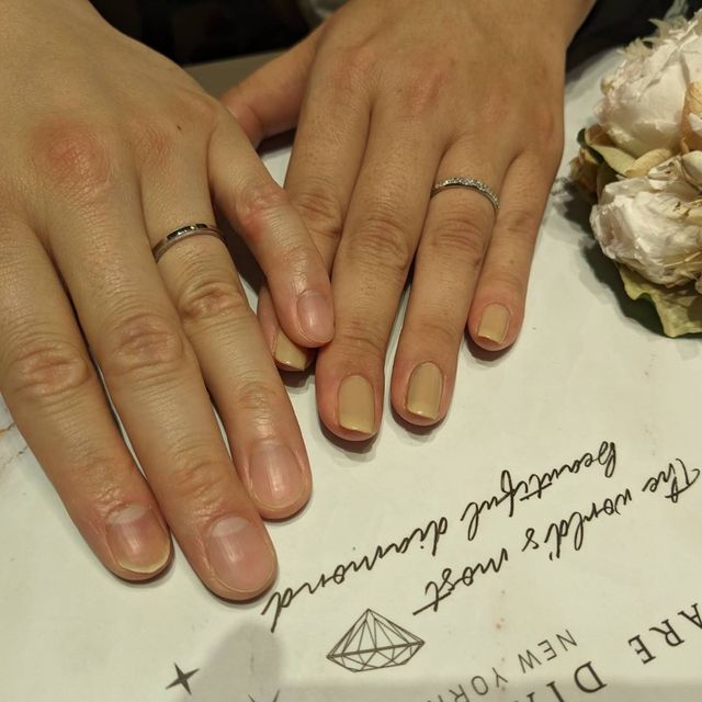 【ラザール ダイヤモンド(LAZARE DIAMOND)の口コミ】 指輪のデザインが好き‼︎輝きが他とは全く違う‼︎いつまでもみていたいよう…