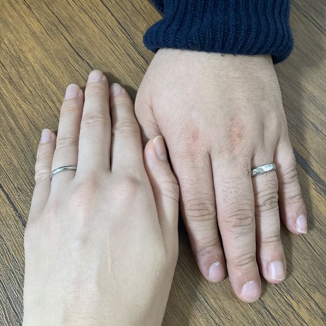 【CRAFY(クラフィ)の口コミ】 既製品で欲しい指輪のデザインがなく探していたところ、自分好みのデザイ…