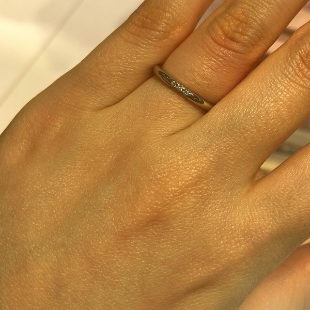 【MIKIMOTO(ミキモト)の口コミ】 ミキモトらしさを感じる落ち着いた上品でエレガントな指輪です。ストレー…