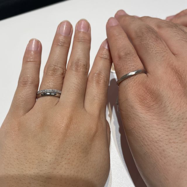 【BRILLIANCE+(ブリリアンスプラス)の口コミ】 指輪のデザインが、ヴィンテージテイストですが、カジュアルすぎずに落ち…