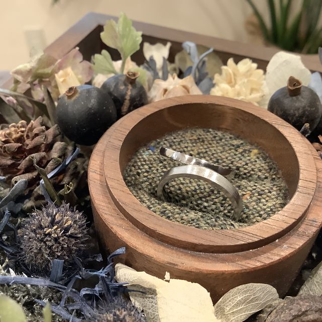 【鎌倉彫金工房の口コミ】 自分たちでデザインや幅など決められて棒状の状態からほとんどの全工程で…