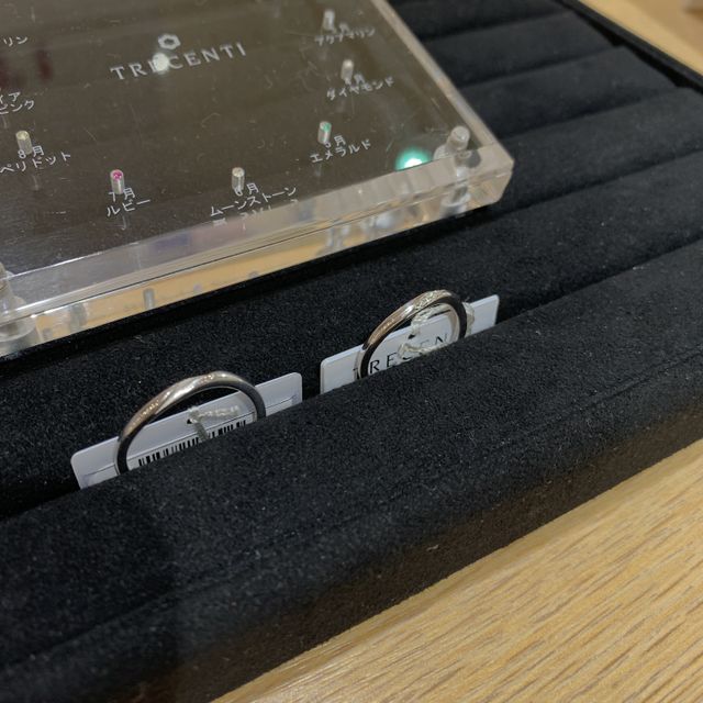 【TRECENTI(トレセンテ)の口コミ】 シンプルで毎日つけられるデザインを探して来店しました。たくさん見せて…