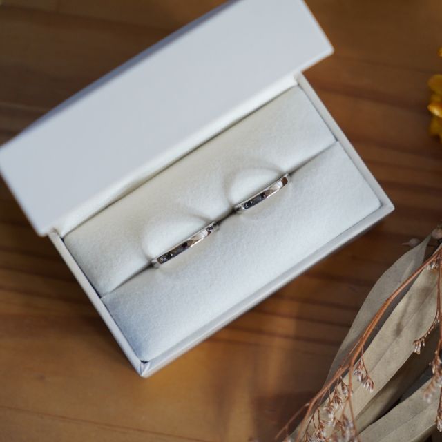 【THREE TREES(スリーツリーズ)の口コミ】 これから身に付ける結婚指輪。既製品も色々と検討しましたが、せっかくな…