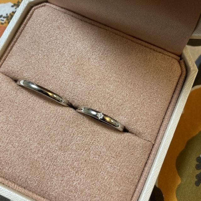 【TRECENTI(トレセンテ)の口コミ】 指輪の断面が楕円形の内丸甲で着け心地が違和感なく、シンプルだけど可愛…