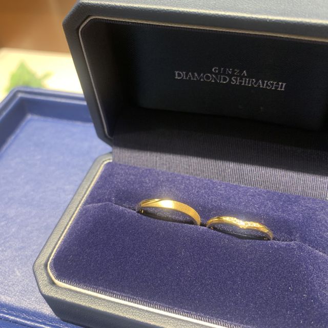 【銀座ダイヤモンドシライシの口コミ】 営業先でスタッフさんの対応がいつも素敵だったから元々ここで買いたいと…