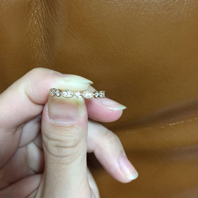 【PAVEO CHOCOLAT(パヴェオショコラ)の口コミ】 もうひとつ悩んでいた指輪がありましたが、もうひとつはかわいいけれど幼…