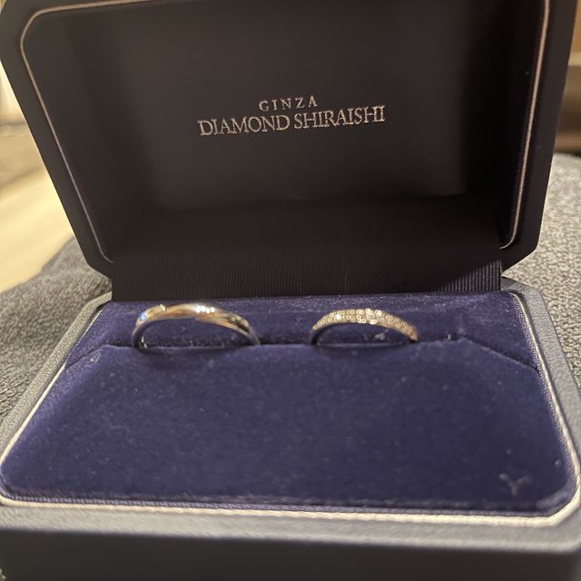 【銀座ダイヤモンドシライシの口コミ】 指輪の質がとにかくよかった。
着け心地がこんなにいい指輪ははじめてでし…
