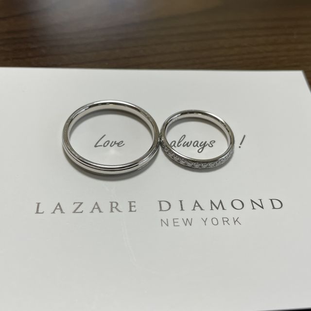 【ラザール ダイヤモンド(LAZARE DIAMOND)の口コミ】 最初はアプローズが第一希望でしたが、長年使うにはやはり定番のエタニテ…