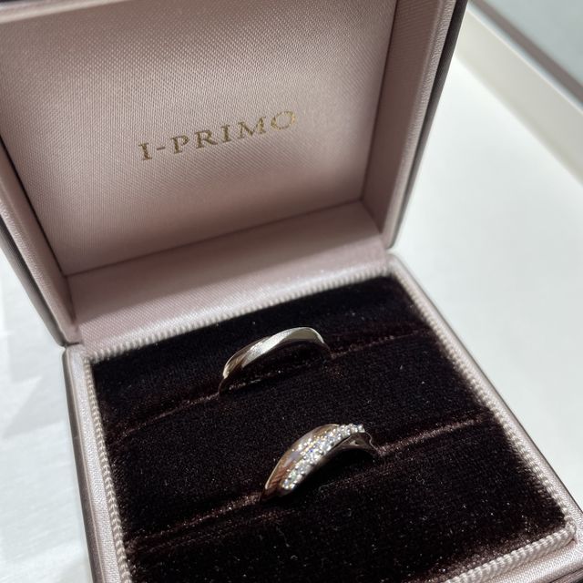 【アイプリモ(I-PRIMO)の口コミ】 本当は違うブライダル指輪専門店の目星を付けていた指輪にしようと思って…