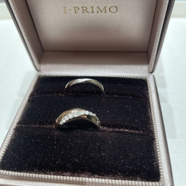 【アイプリモ(I-PRIMO)の口コミ】 デザインは斬新すぎずでもシンプル過ぎずで満足な指輪に出会えました！一…