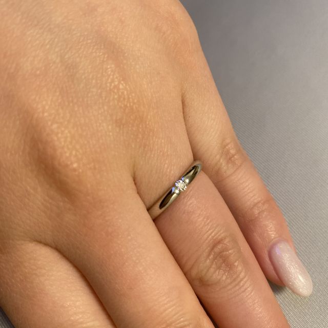 【銀座ダイヤモンドシライシの口コミ】 他社のリングの着け心地と、ダイヤモンドシライシさんのリングの着け心地…