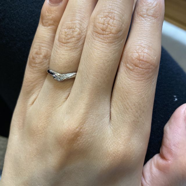 【アイプリモ(I-PRIMO)の口コミ】 自分に似合う指輪診断で、自分に似合うデザインを教えてもらってから、色…