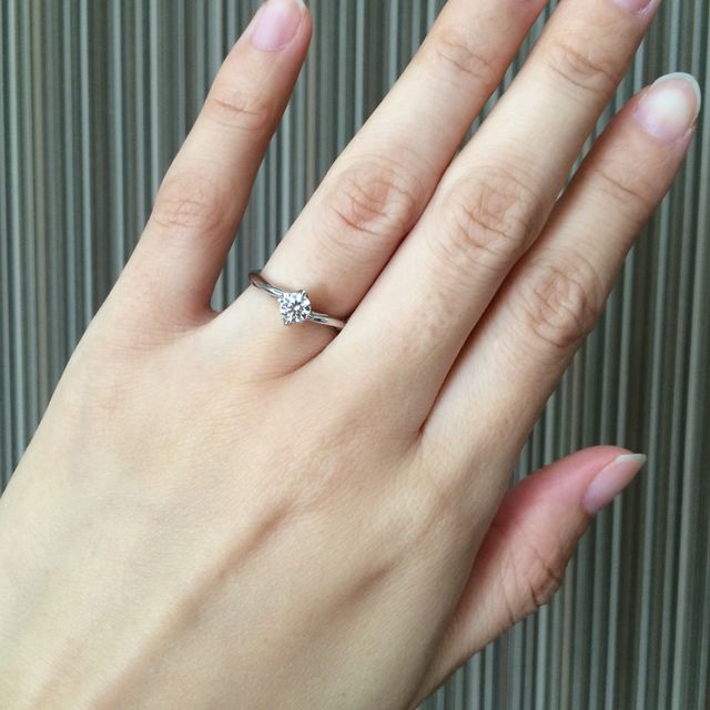 【銀座ダイヤモンドシライシの口コミ】 いくつになっても付けていられるようなデザインにしたいと思っていたので…