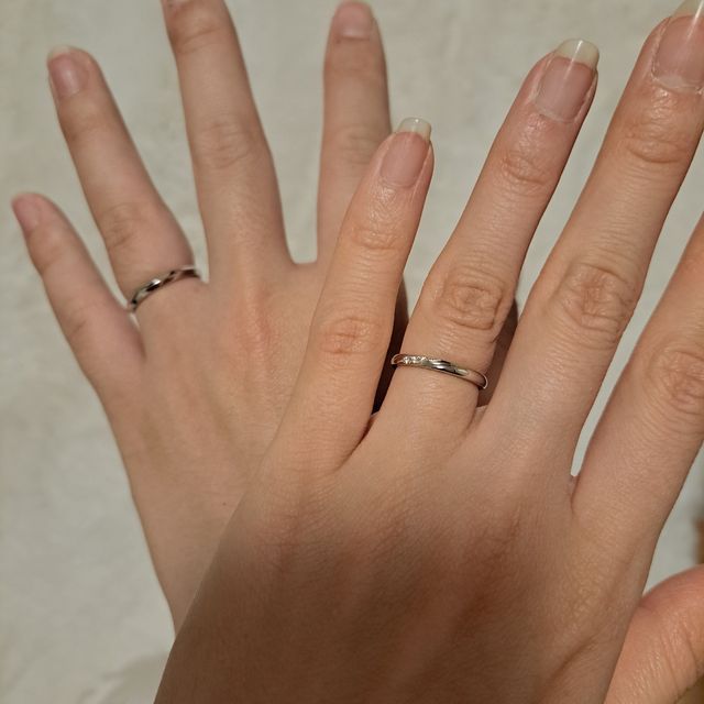 【アイプリモ(I-PRIMO)の口コミ】 最初はダイヤ無しの指輪を希望していましたが、店員さんと相談させてもら…