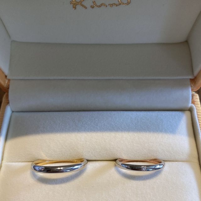 【ケイウノ ブライダル(K.UNO BRIDAL)の口コミ】 一見シンプルだけど、ちょっとこだわりたい…と思っていたところで…