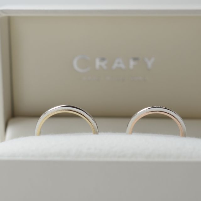 【CRAFY(クラフィ)の口コミ】 友達の紹介で指輪を手作りで作る事に決めました。デザインは自分たちで考…