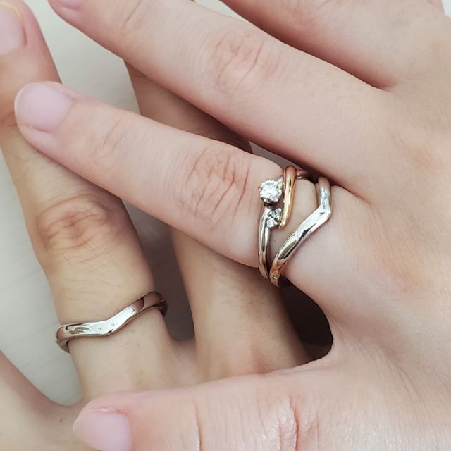 【CRAFY(クラフィ)の口コミ】 もともと婚約指輪の制作もお願いしていたところで、品質はもちろんですが…