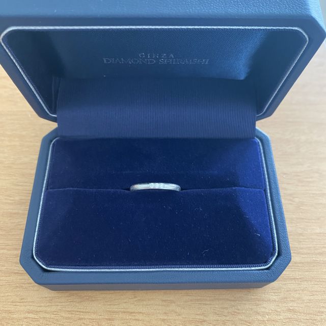 【銀座ダイヤモンドシライシの口コミ】 ずっとつけっぱなしにしたかったので、とにかくつけ心地、シンプルなデザ…