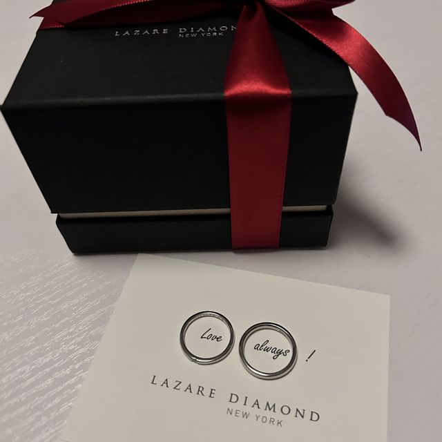 【ラザール ダイヤモンド(LAZARE DIAMOND)の口コミ】 シンプルなストレート一択！というこだわりを持った夫でしたが｢ホライズン…