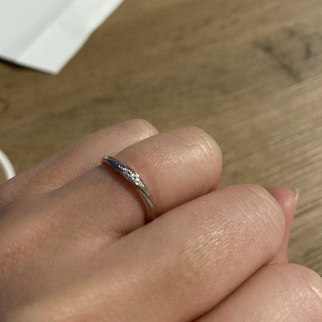 【nocur(ノクル)の口コミ】 結婚指輪はずっと付けておくので、汚れてくるしと思い価格は安くていいと…
