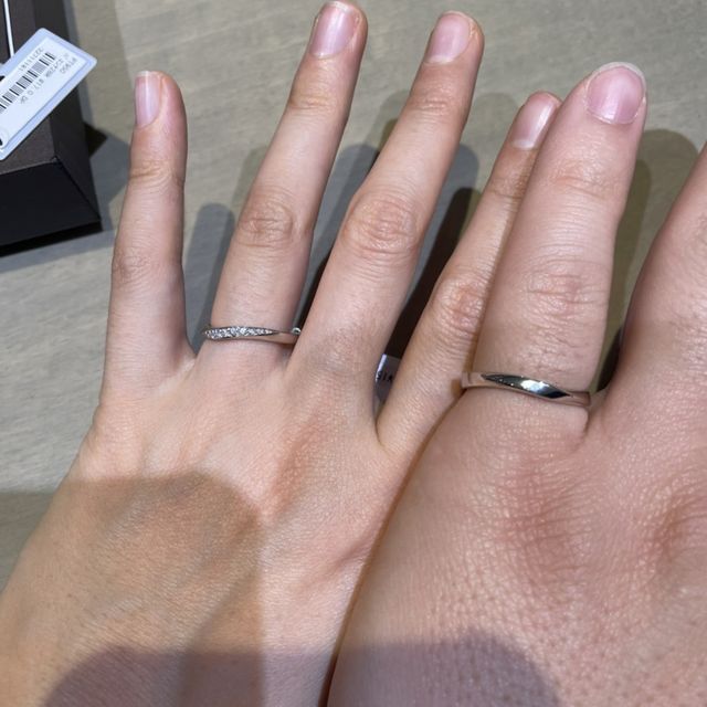 【アイプリモ(I-PRIMO)の口コミ】 何十年後の手にも似合う幅の広い指輪とダイヤモンドの美しい指輪を探して…